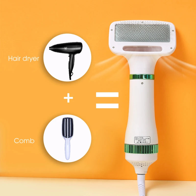 Portable Pet Hair Dryer with Brush ™
