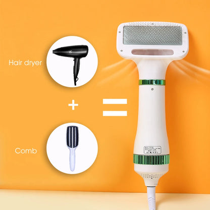 Portable Pet Hair Dryer with Brush ™